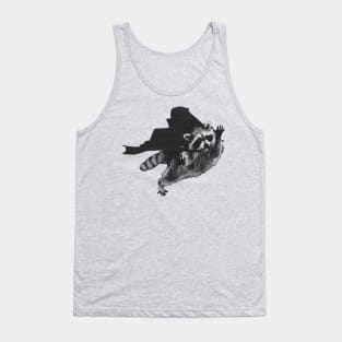 Raccoon With Cape Tank Top